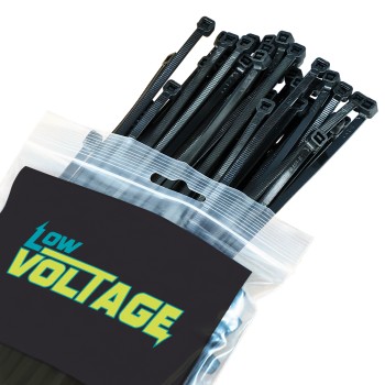 Black Cable Ties - 9mm x 530mm / Pack 100